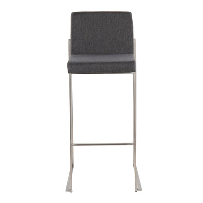 Fuji - Contemporary And Modern Elegance High Back Barstool