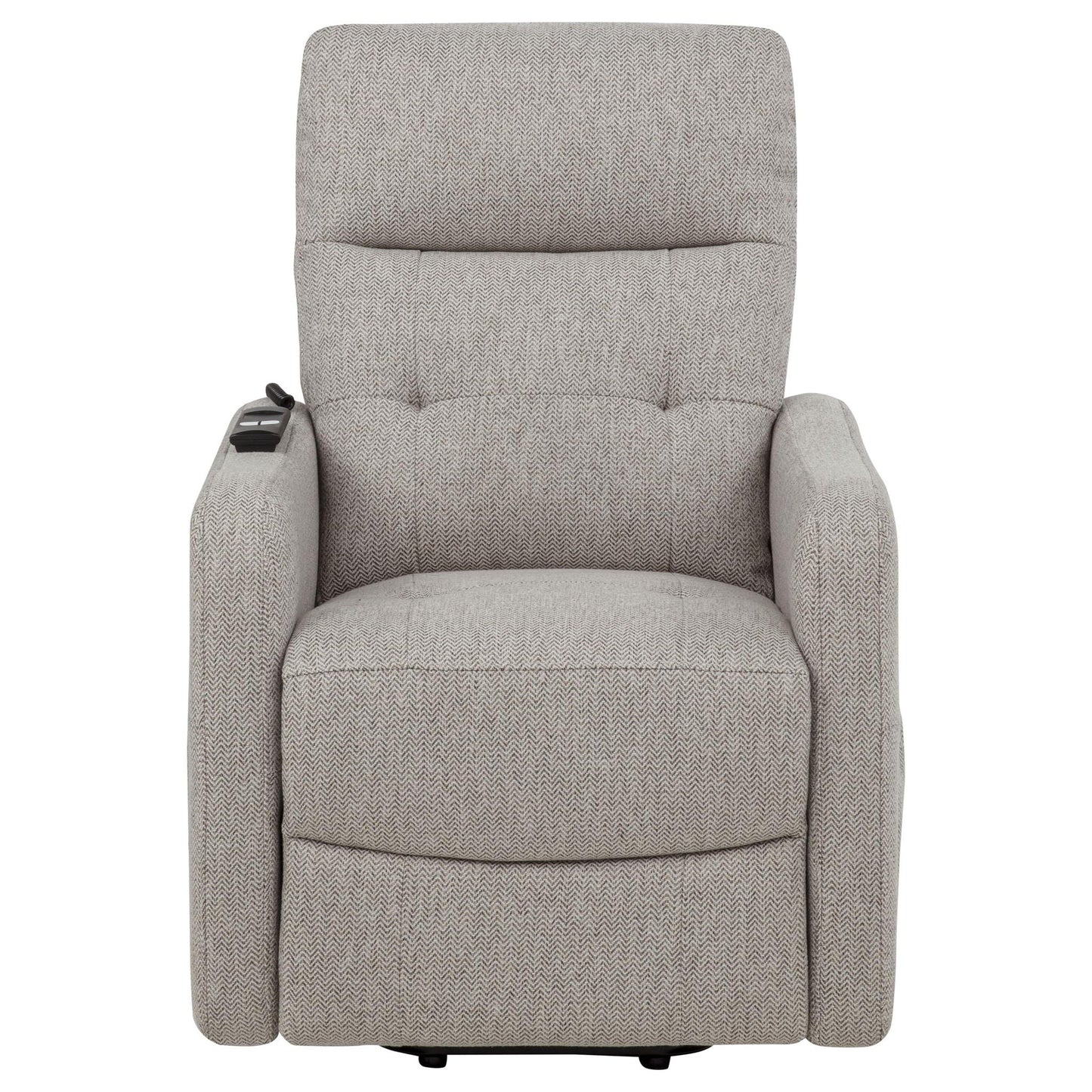 Dayes Upholstered Power Lift Recliner Chair Taupe