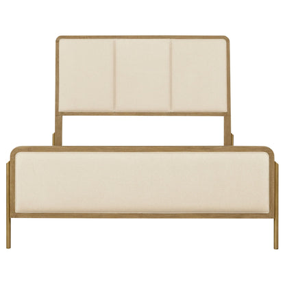 Arini 56-inch Eastern King Panel Bed Cream and Sand Wash