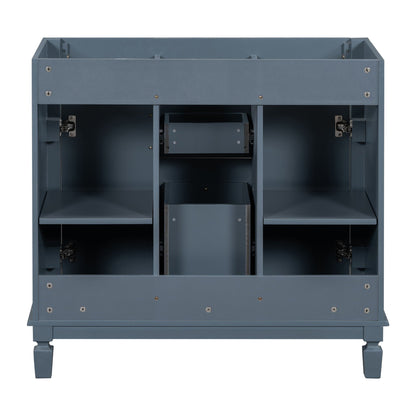 Bathroom Vanity Cabinet With 2 Soft Closing Doors And 2 Drawers