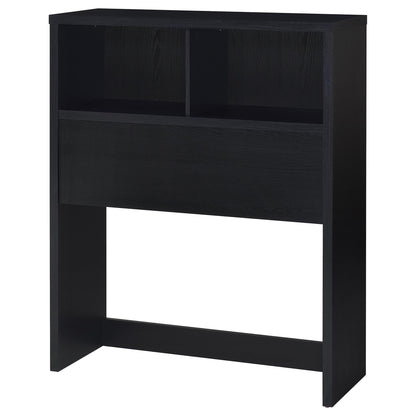 Westpark 49-inch Twin Bookcase Headboard Black