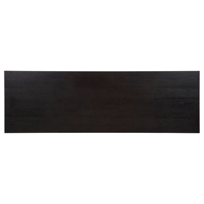 Harkes 75-inch 3-drawer Computer Desk with Adjustable Shelf Coffee Bean
