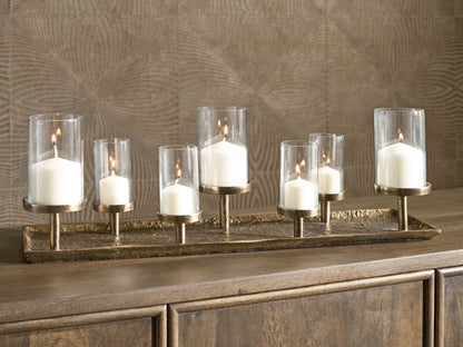 Wallmond - Candle Holder - Antique Brass Finish