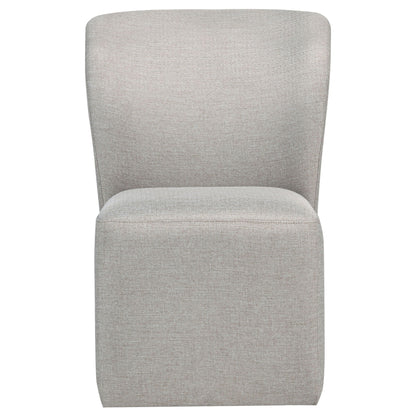 Jaelynn Upholstered Parsons Dining Side Chair Beige (Set of 2)