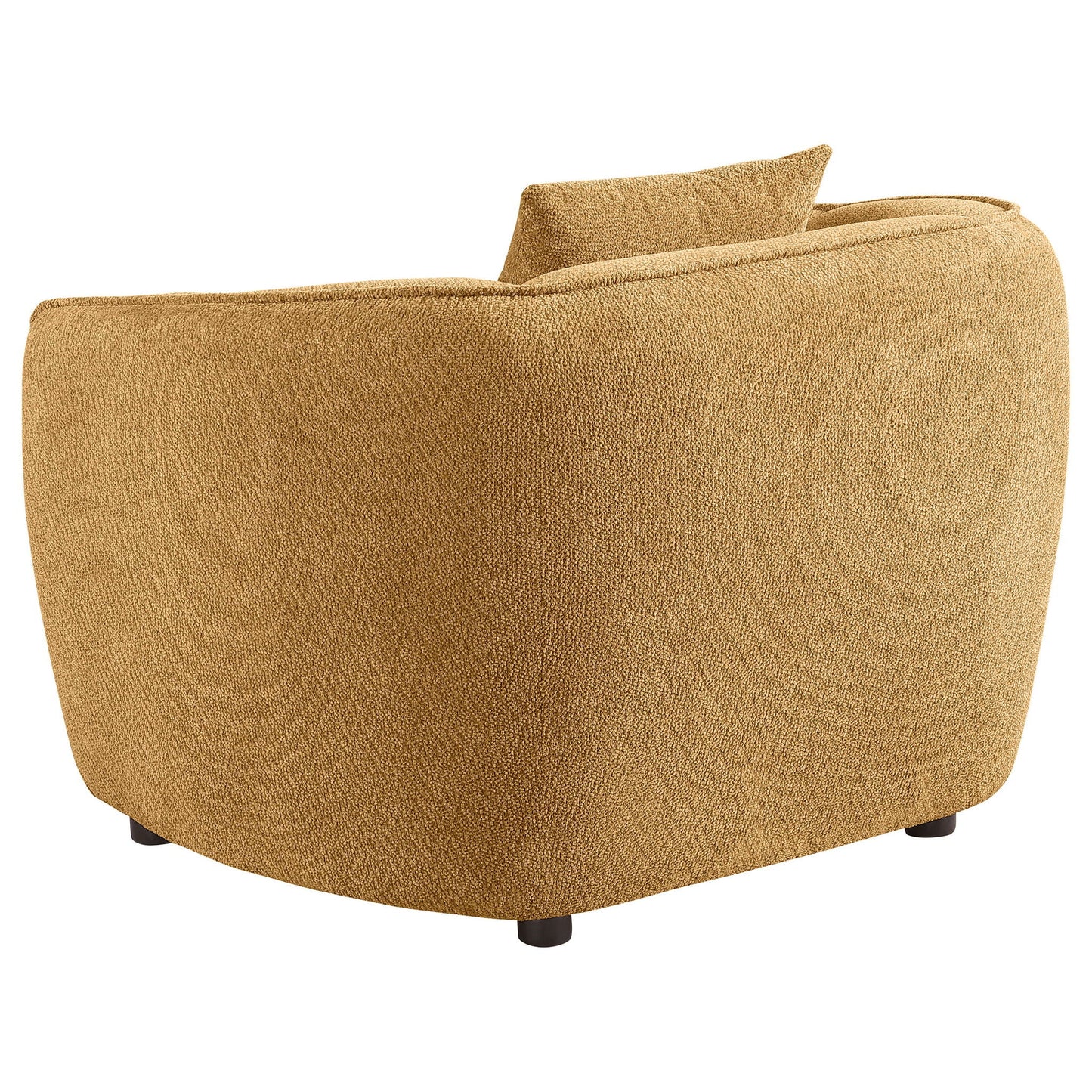 Aleisha Chenille Upholstered Accent Chair Mustard Yellow