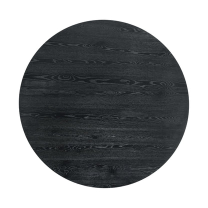 Froja - Manufactured Wood Round Dining Table - Black