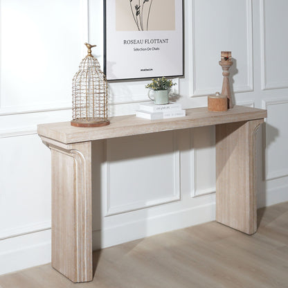 Console Table With Decorative Molding