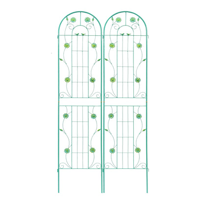 Metal Garden Trellis Rustproof Trellis For Climbing Plant Outdoor Flower Support