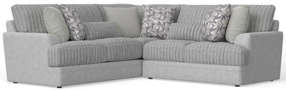 Titan - Sectional With Comfort Coil Seating And Accent Pillows Included