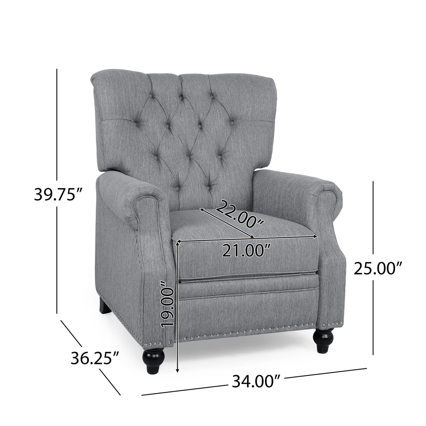 Welch - Contemporary Tufted Pushback Recliner