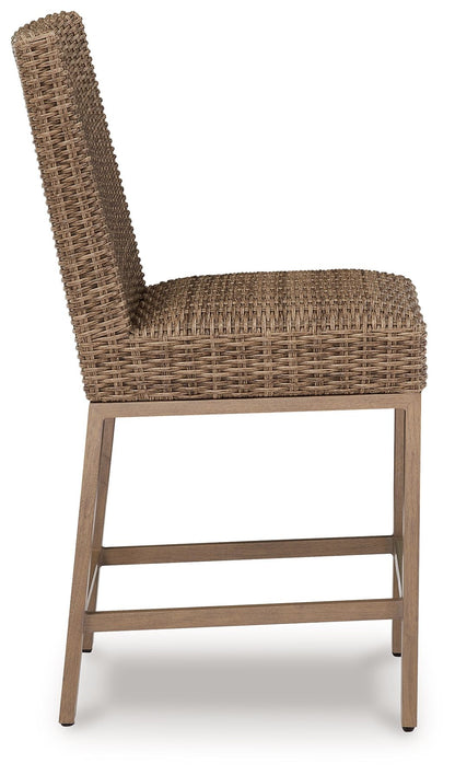 Walton Bridge - Barstool (Set of 2) - Driftwood