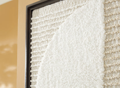 Bachard - Wall Decor - Tan / White