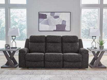 Brysonview - Reclining Sofa - Charcoal