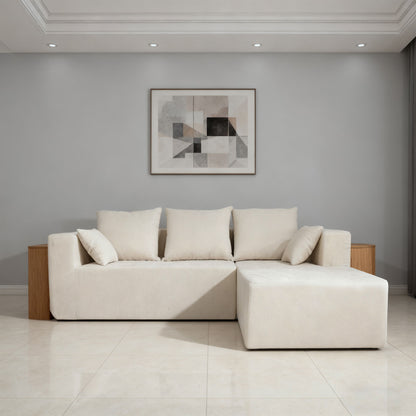 Modular Corner Sofa With Soft Fabric