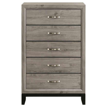 Watson 5-drawer Bedroom Chest of Drawers Light Taupe