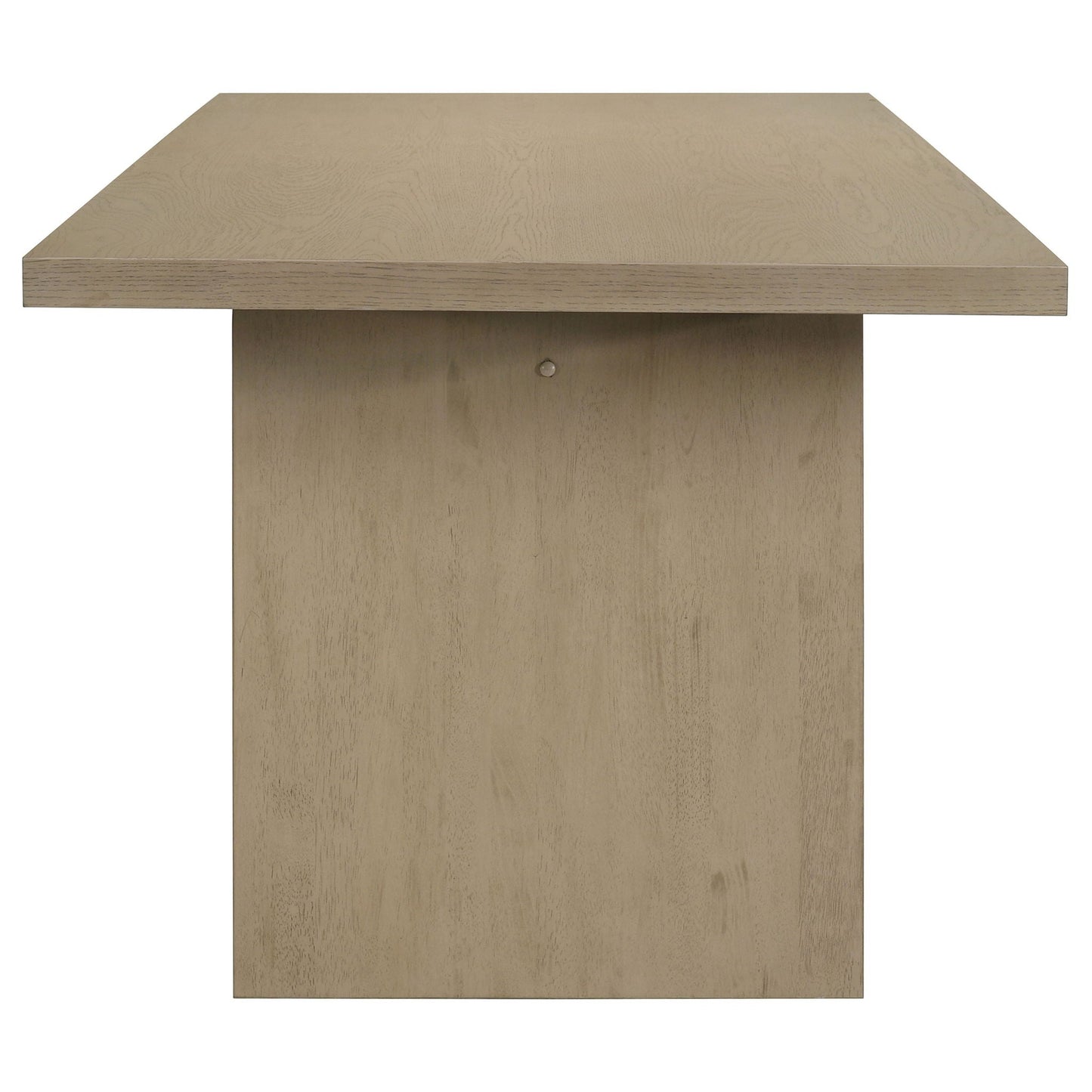 Decker 7-piece 82-inch Rectangular Dining Set Cream and Natural Oak