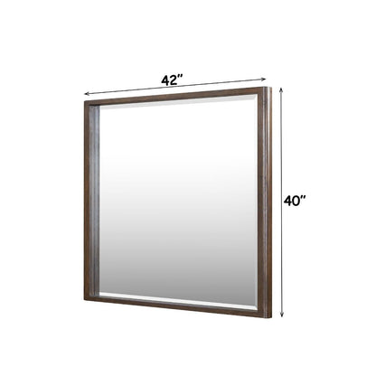 Zoey - Mirror - Brown Oak