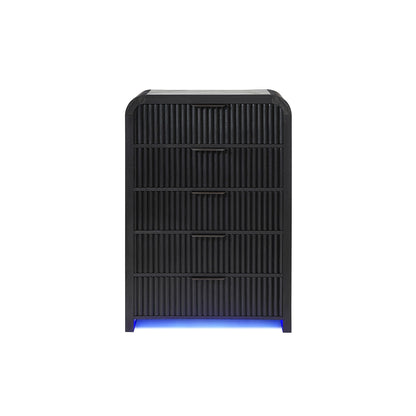 Beverly - Chest, LED Lighting - White / Black