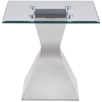 Jenny 3-piece Rectangular Coffee and End Table Set Chrome