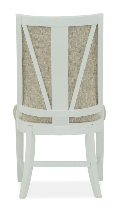 Heron Cove - Upholstered Host Side Chair (Set of 2) - Dark Brown