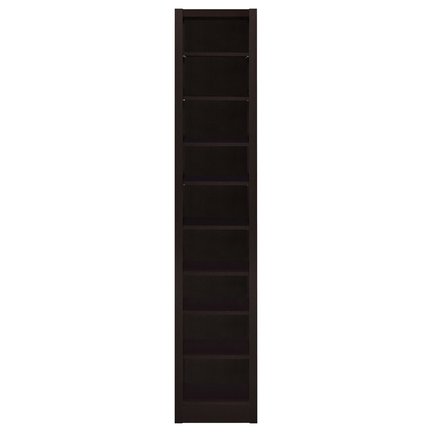 Eliam 71-inch 8-shelf Bookcase Cappuccino