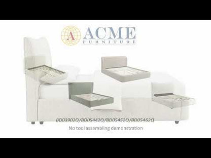 Cheryl - Upholstered Chenille Bed