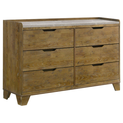 Henderson 5-piece Queen Bedroom Set Medium Oak