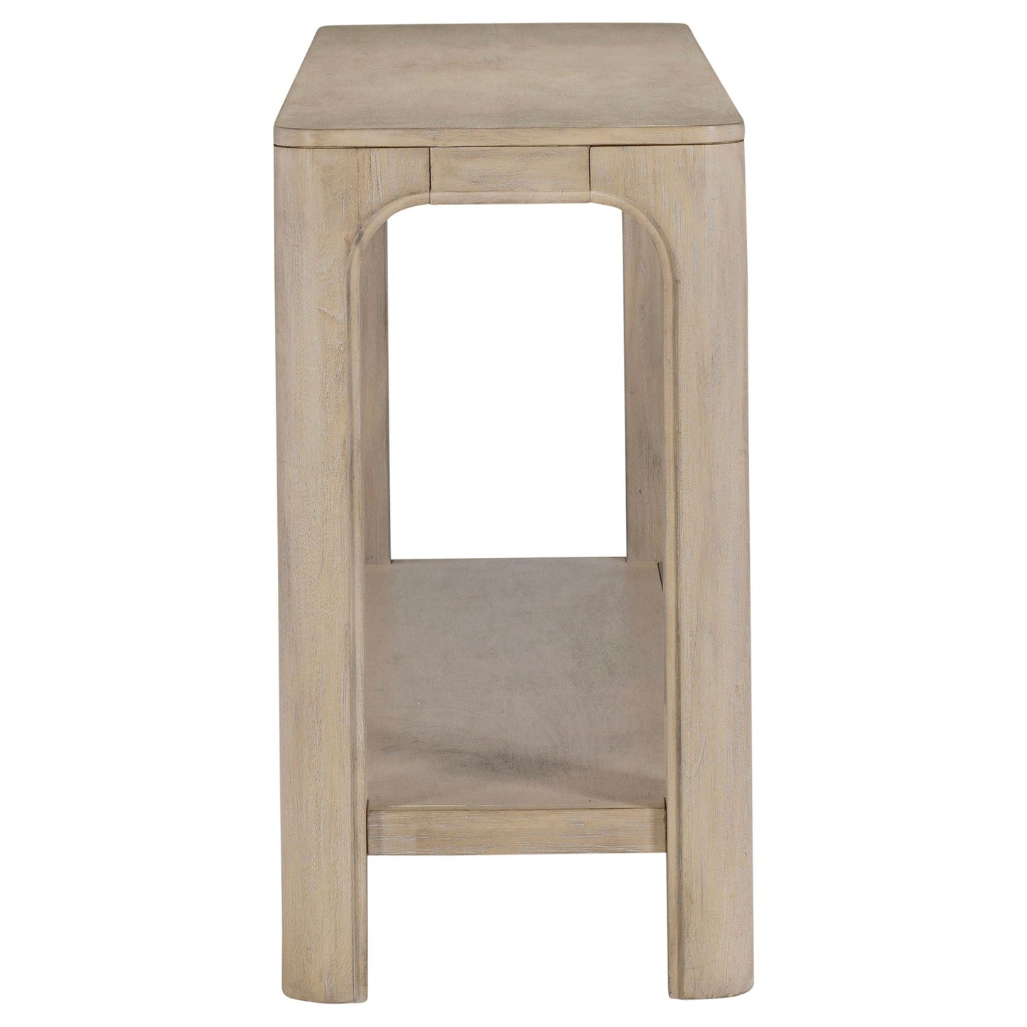 Solano 64-inch Entryway Console Sofa Table Weathered Mango