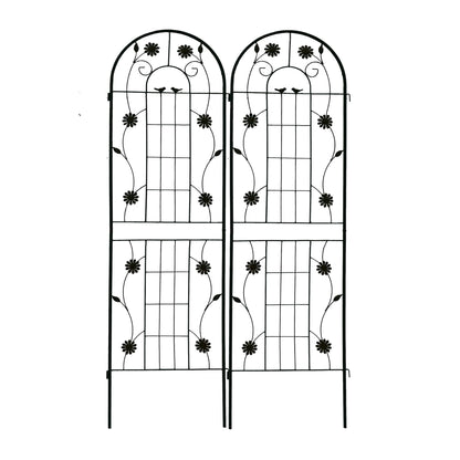 Metal Garden Trellis Rustproof Trellis For Climbing Plant Outdoor Flower Support