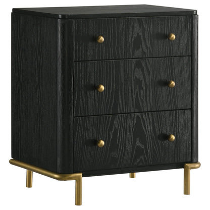 Arini 5-piece California King Bedroom Set Cream and Black