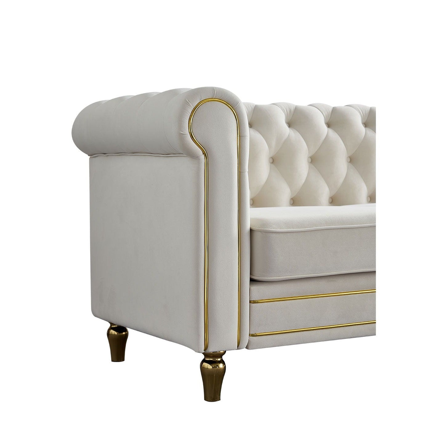 Chesterfield - Sofa 84.65" For Living Room