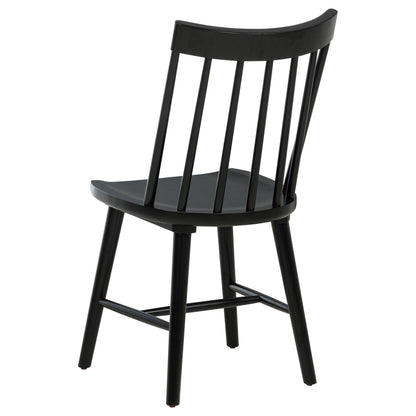 Middleton 6-piece Extension Leaf Dining Set Brown and Black
