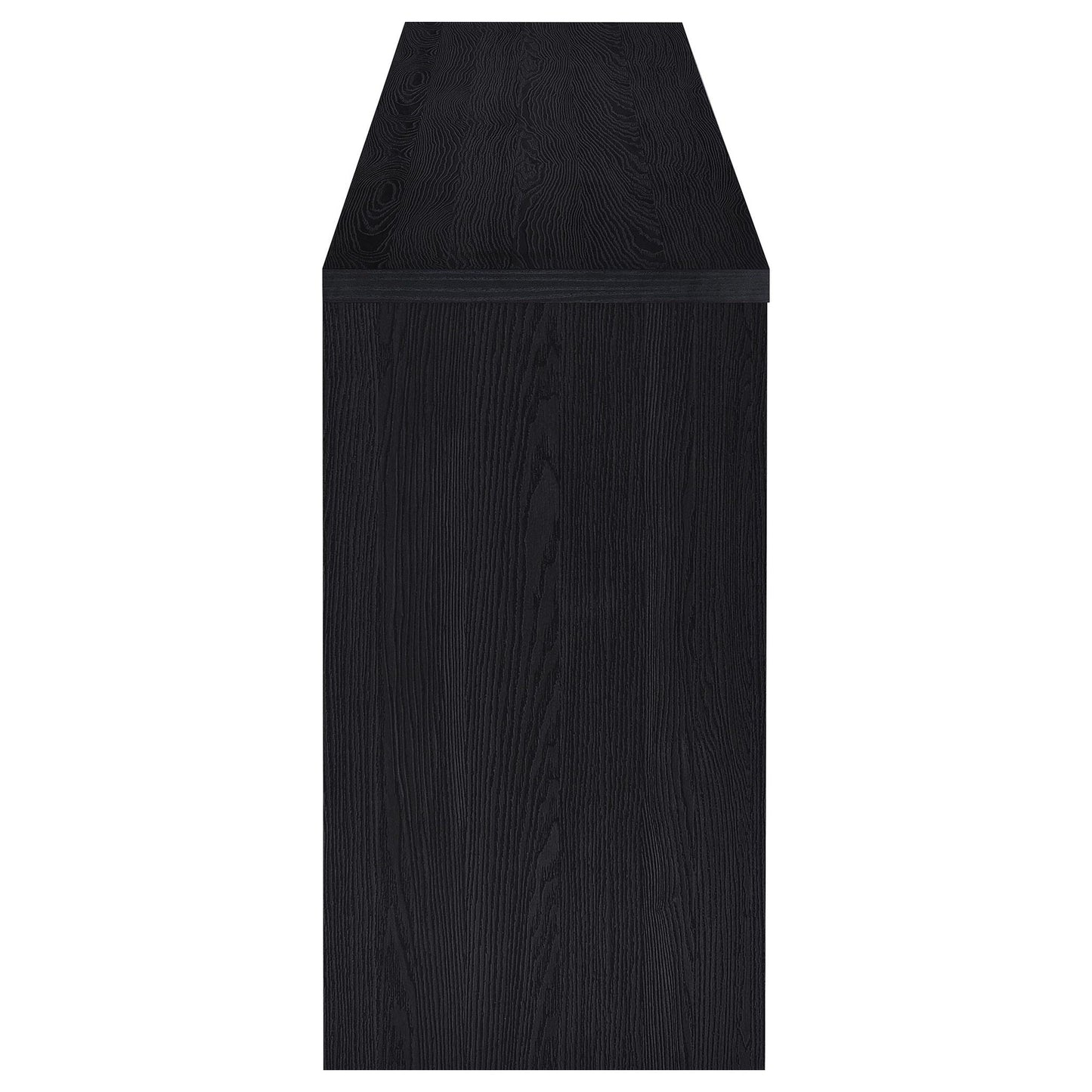 Denison 79-inch 4-door TV Stand Media Console Black