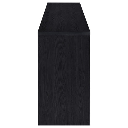 Denison 79-inch 4-door TV Stand Media Console Black