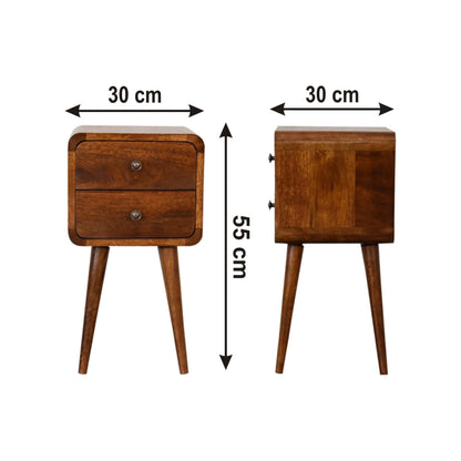 Curved Nightstand