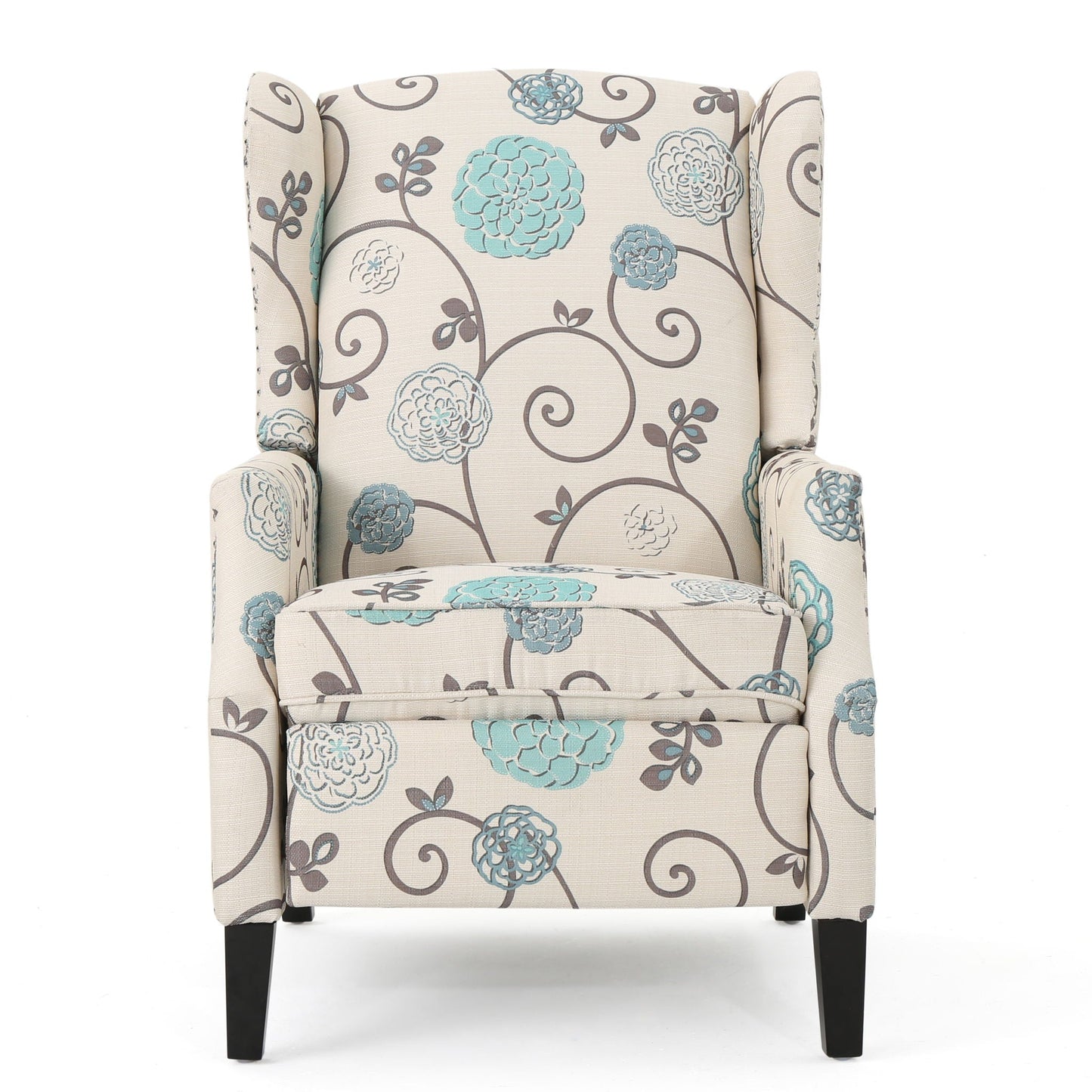Westeros Wing Back Fabric Upholstered Recliner
