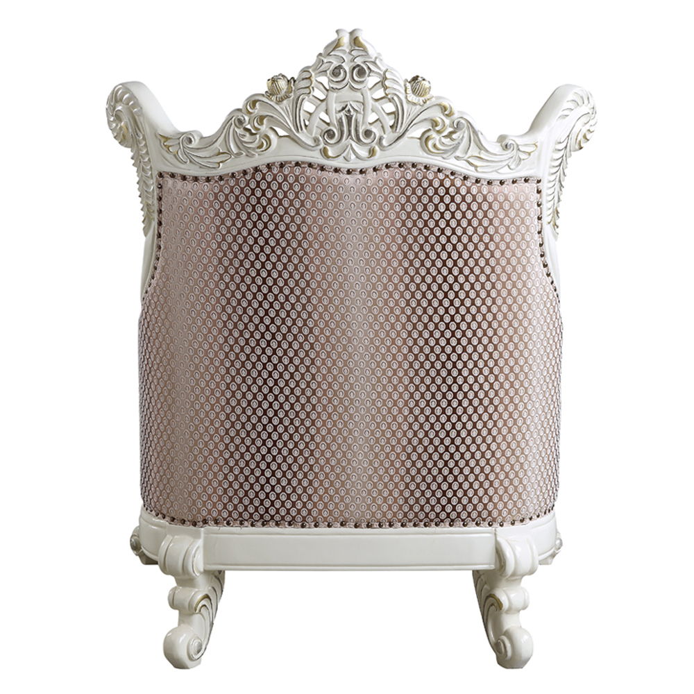 Vanaheim - Chair With Pillow - Fabric & Antique White