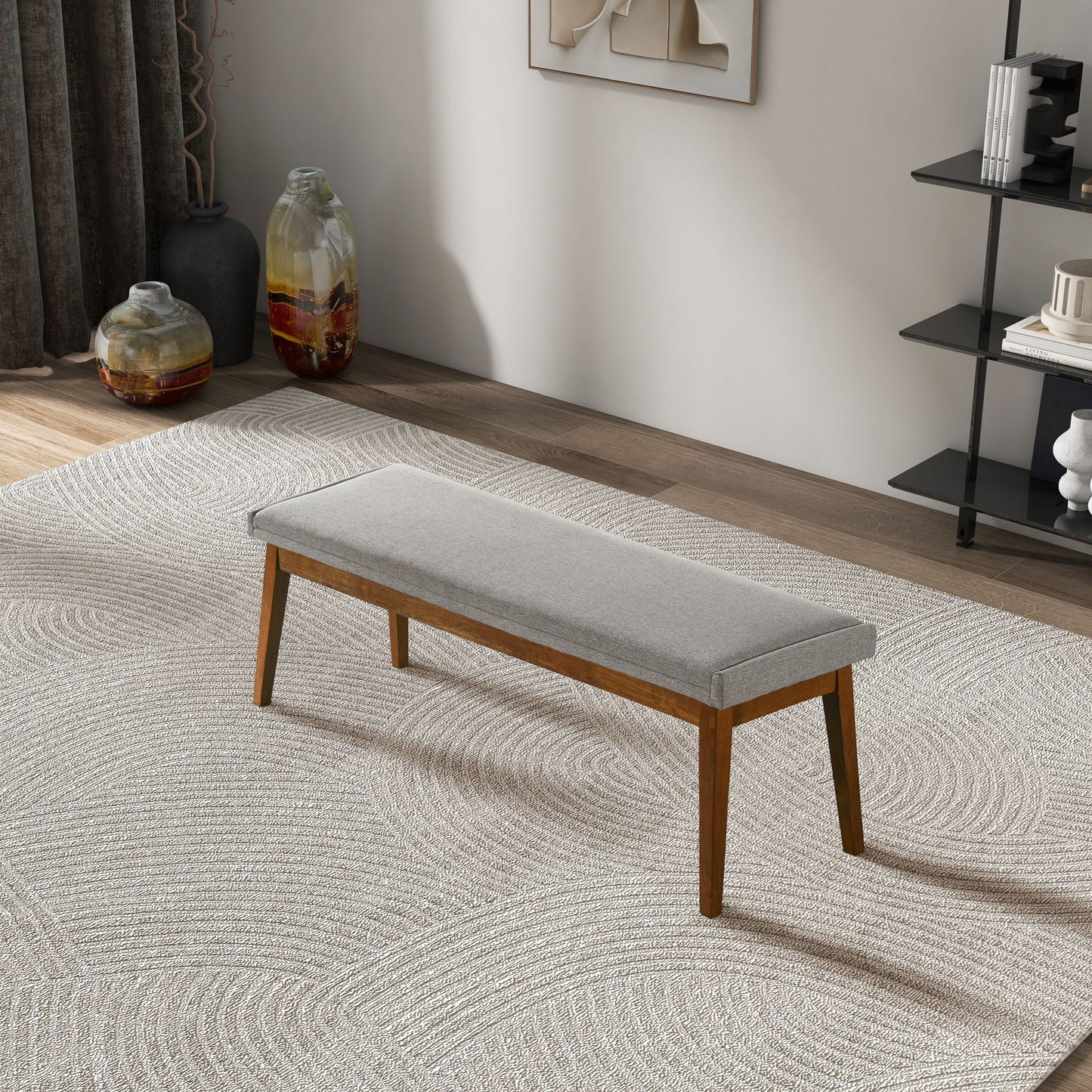 Warren - Bench - Ash Gray
