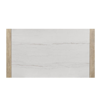 Vanilla - Real Marble Dining Table - Beige / Light Natural