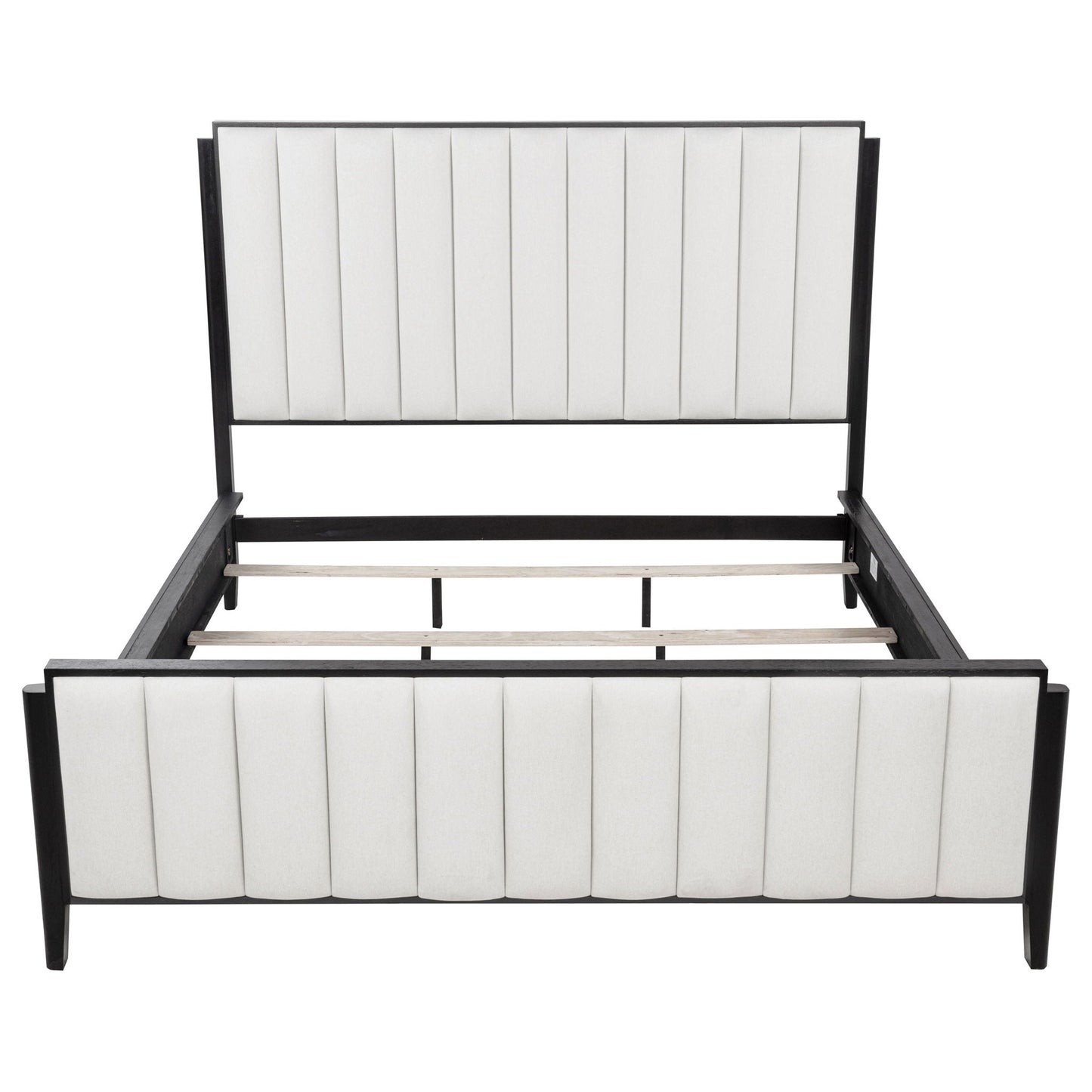 Brookmead 60-inch Upholstered California King Bed Black