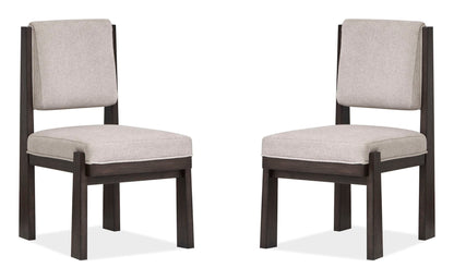Tauren - Upholstered Side Chair (Set of 2) - Coffee Bean