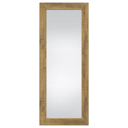 Cadence Tempered Glass Full Length Standing Mirror Mango