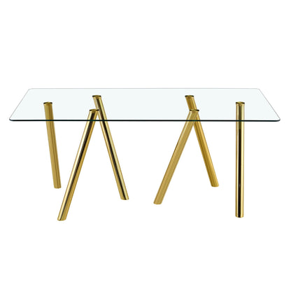 Dining Table With Transparent Surface