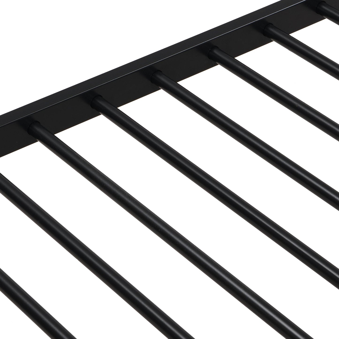Twin Over Full Bunk Bed With Large Under-Bed Storage - Black