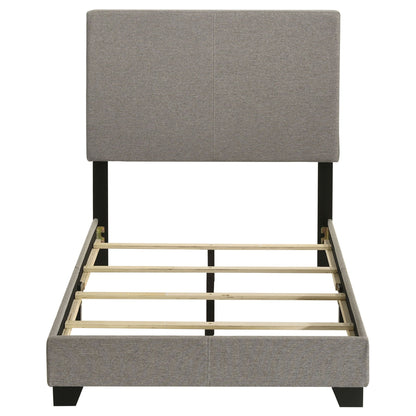 Dorian Fabric Upholstered Twin Panel Bed Taupe