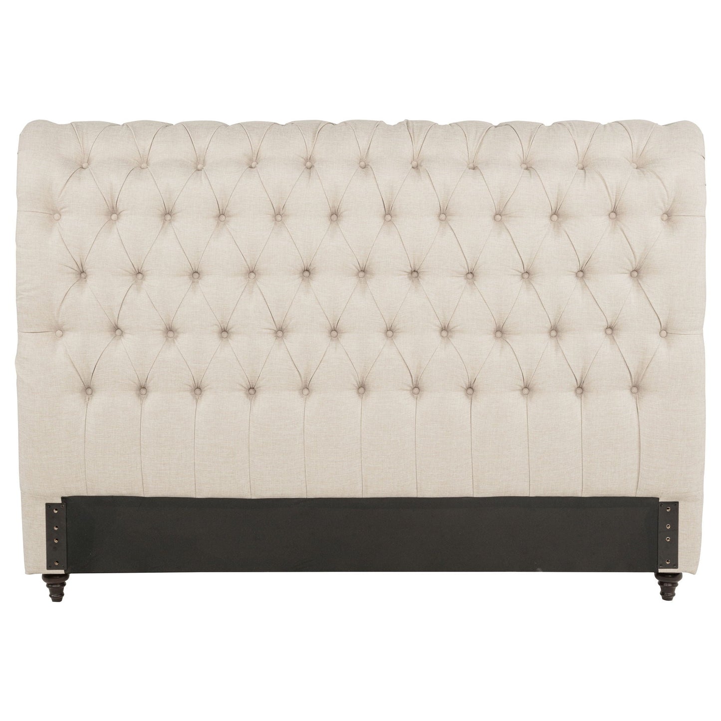Devon 57-inch Upholstered Eastern King Headboard Beige