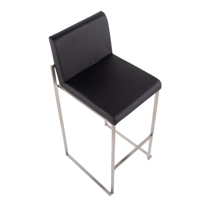 Fuji - Contemporary And Modern Elegance High Back Barstool