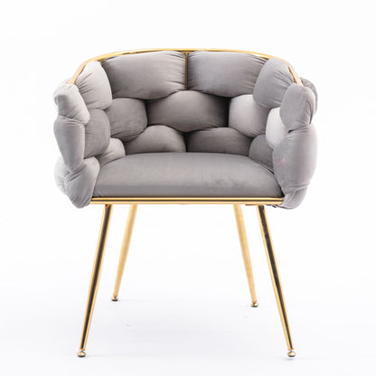 Luxury Modern Simple Leisure Single Sofa Chair Bedroom Lazy Person Household Dresser Stool Manicure Table Back Chair