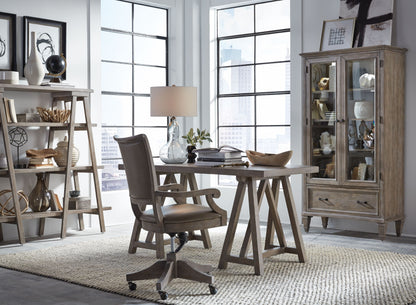 Lancaster - Door Bookcase - Dove Tail Gray