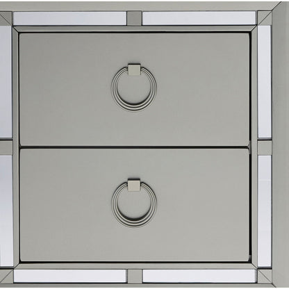 Chloe - Nightstand - Gemstone Silver
